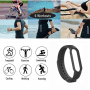 Silikonowy pasek opaska do Xiaomi Mi Band 5/ Xiaomi Mi Band 6 - czarny