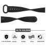 Silikonowy pasek opaska do Xiaomi Mi Band 5/ Xiaomi Mi Band 6 - czarny