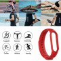 Silikonowy pasek opaska do Xiaomi Mi Band 5/ Xiaomi Mi Band 6 - czerwony