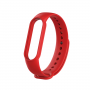 Silikonowy pasek opaska do Xiaomi Mi Band 5/ Xiaomi Mi Band 6 - czerwony