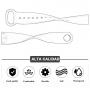Silikonowy pasek opaska do Xiaomi Mi Band 5/ Xiaomi Mi Band 6 - czerwony