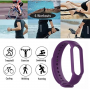 Silikonowy pasek opaska do Xiaomi Mi Band 5/ Xiaomi Mi Band 6 - fioletowy