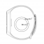 Silikonowy pasek opaska do Xiaomi Mi Band 5/ Xiaomi Mi Band 6 - limonkowy