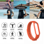 Silikonowy pasek opaska do Xiaomi Mi Band 5/ Xiaomi Mi Band 6 - pomarańczowy
