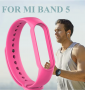 Silikonowy pasek opaska do Xiaomi Mi Band 5/ Xiaomi Mi Band 6 - różowy