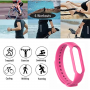 Silikonowy pasek opaska do Xiaomi Mi Band 5/ Xiaomi Mi Band 6 - różowy
