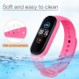 Silikonowy pasek opaska do Xiaomi Mi Band 5/ Xiaomi Mi Band 6 - różowy