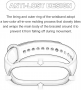 Silikonowy pasek opaska do Xiaomi Mi Band 5/ Xiaomi Mi Band 6 - żółty
