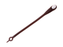 Simple rubber shoelace - brown