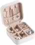 Single-layer simple jewelry box, earrings 10*10*5cm - white