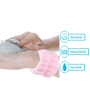 Skincare Microfiber Colorful Spa Wristband For Washing Face-Pink