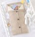 Sleeping bag with buttons, outdoor baby knitting stroller 68*40 - Cream
