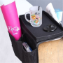Sofa edge storage hanging bag - black