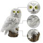 Solar owl plug-in lamp Garden white