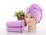 Special hair towel - light purple