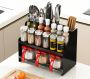 Spice Rack - Type A (with Knife Rack)