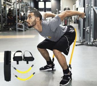 Squat bounce jump trainer - Yellow