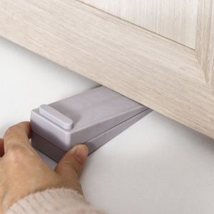 Stackable Non-Slip Rubber Wedge Door Stoppers