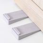 Stackable Non-Slip Rubber Wedge Door Stoppers