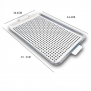 Stainless Steel Barbecue Plate (Big Size)