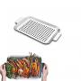 Stainless Steel Barbecue Plate (Big Size)