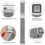 Stainless Steel Mesh Belt Mesh Bands for Xiaomi Mi Band 3 / 4 - silver