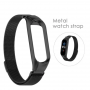 Stainless Steel Mesh Belt Mesh Bands for Xiaomi Mi Band 5 - black