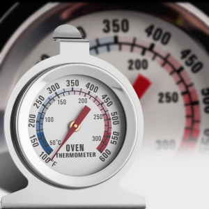 Stainless Steel Oven Thermometer (Silver)