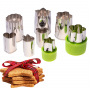 Stainless steel vegetable and fruit cutter (8-pcs)
