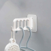 Sticker clothes hanger 4 holes - White