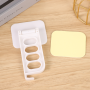 Sticker clothes hanger 4 holes - White