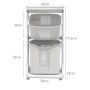 Storage basket-two layers