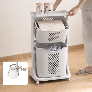 Storage basket-two layers