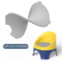 Strong Plastic Desk for Children - Yellow/Blue (Soft Cushion + Standard Plate)