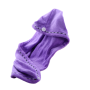 Superchłonny ręcznik do włosów turban z mikrofibry FIOLETOWY