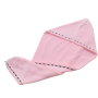 Superchłonny ręcznik do włosów, turban z mikrofibry JASNORÓŻOWY