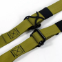 Suspension training ropes TRX tensioner sport version - Army green