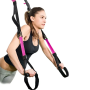Suspension training ropes TRX tensioner sport version - pink