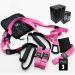 Suspension training ropes TRX tensioner sport version - pink