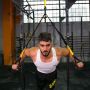 Suspension training ropes TRX tensioner sport version - pink