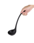 Swan-shaped spoon - black (Swan-shaped decoration)