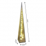 Świąteczna Choinka Lampa LED Gwiazdki obrotowe 60 cm