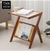 Tea Table-Brown Wood color-size：S