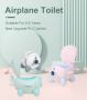 Toilet Bowl for Children - Plane Pink Color