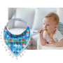 Triangle towel pure cotton baby bib - MQ0003