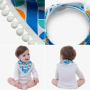 Triangle towel pure cotton baby bib - MQ0003