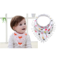 Triangle towel pure cotton baby bib - MQ0005
