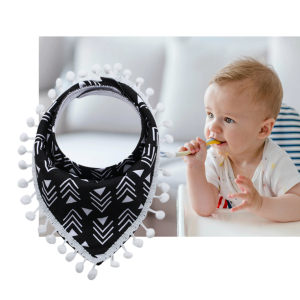 Triangle towel pure cotton baby bib - MQ0007