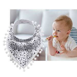 Triangle towel pure cotton baby bib - MQ0008