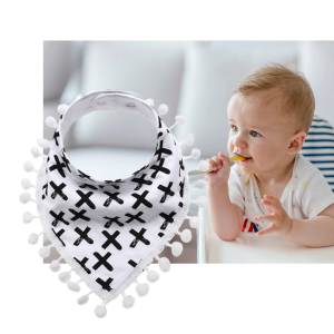 Triangle towel pure cotton baby bib - MQ0009